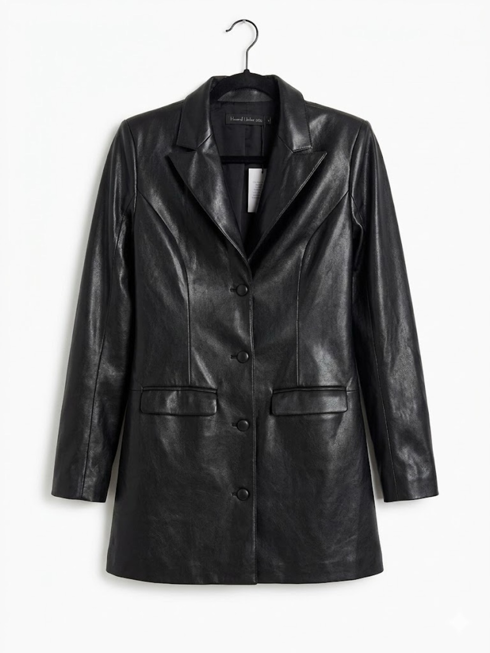 House of Harlow 1960 Faux Leather Blazer Jacket XS New with tags